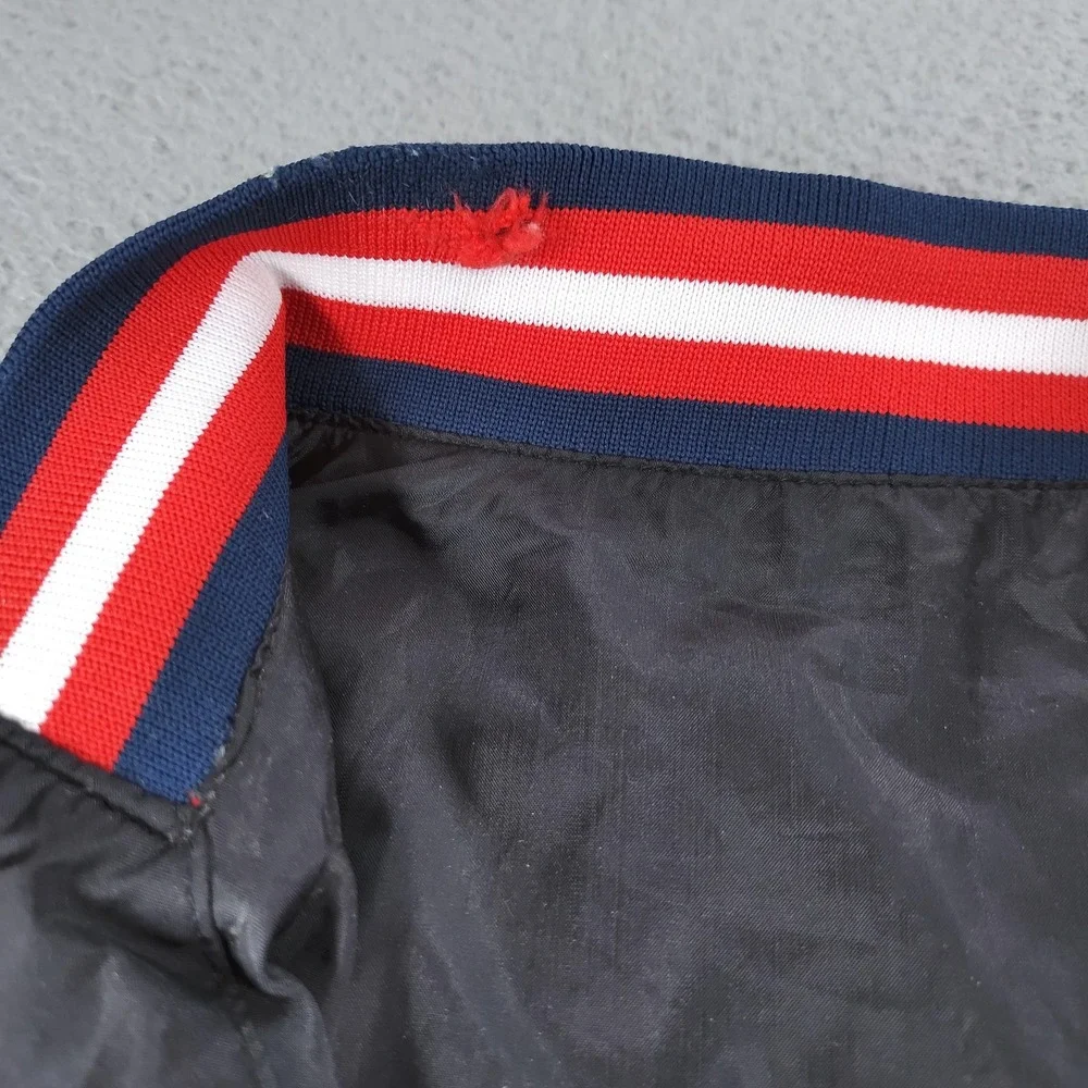 Vintage Atlanta Braves Jacket Pullover Mens XL Pro Player Reversible Blue 90s